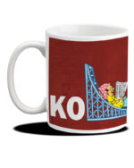 Kolkata Howrah Bridge Coffee Mug - Image 3