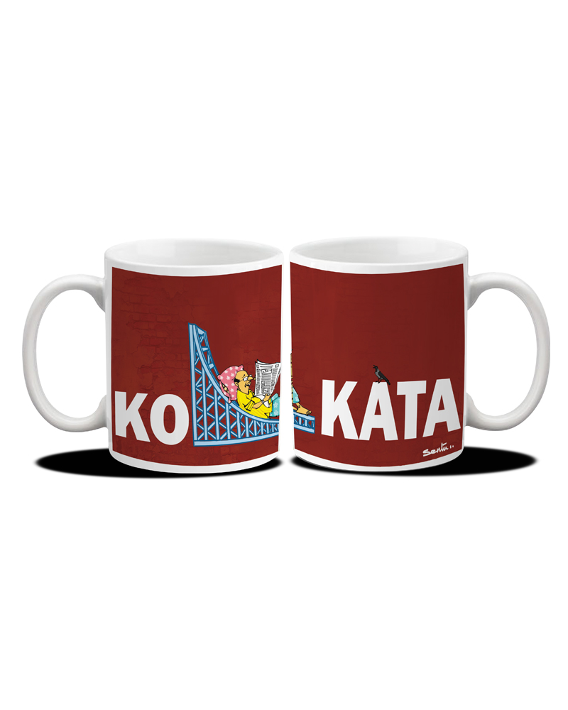 H K C Kolkata Howrah Bridge Coffee Mug - Image 1