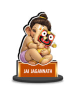 Bal Ganesha with Jai Jagannath Stand