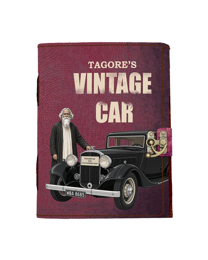tagore car A Vintage Notebook – Rabindranath Tagore Inspired Vintage Car Where Every Page Becomes a Timeless Masterpiece. - Image 1