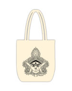 Maa Durga (Tote Bag-White)