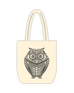 Owl (Tote Bag-White)