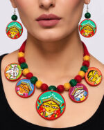 Handmade Ma Durga Necklace 2 - Image 2