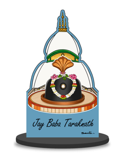 Joy Baba Tarakeshwar Wooden Stand