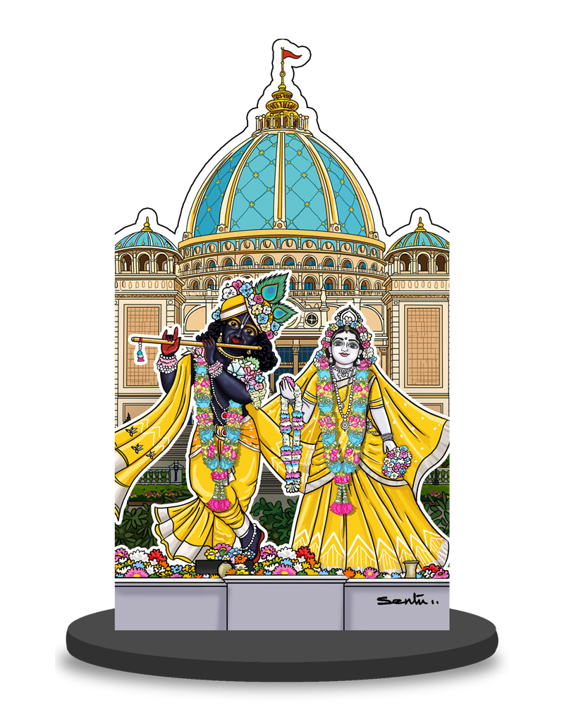 mayapur cutout Mayapur Wooden Stand - Image 1